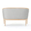 French Country Chesterfield Style Tufted Loveseat