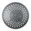 Elegant Cast Aluminum Round Bar Table With Romantic Filigree Design - Copper