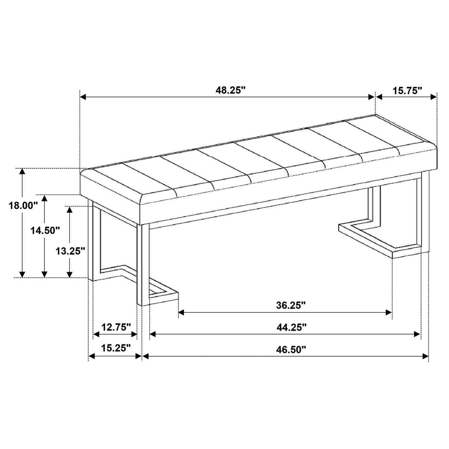 Mira - Accent Bench