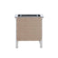 Hammond - Smart 3 Drawer Nightstand With USB Charging And Integrated Speakers - White