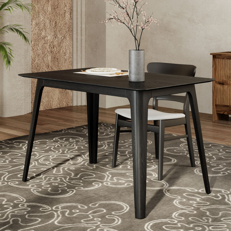 Mesa de comedor rectangular - Negra