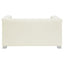 Earline - Upholstered Track Arm Loveseat - White