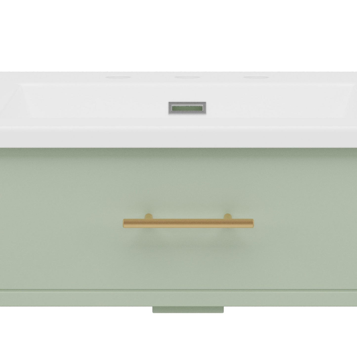 Bathroom Vanity With Sink, Soft Close Doors And Adjustable Shelf