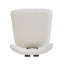 Modern Upholstered Armless Dining Chairs With Metal Legs