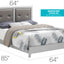 Padded Headboard Bed