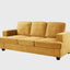 Modern Sofa, Comfortable 3 Seater Couch With Deep Seating, Loose Back Cushions, Wide Arms