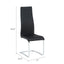 High Back Side Chairs Dining Chairs With Padded Upholstery (Set of 4)
