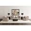 Silvana - Upholstered Rolled Loveseat With Curved Back And Foam Cushions - Beige