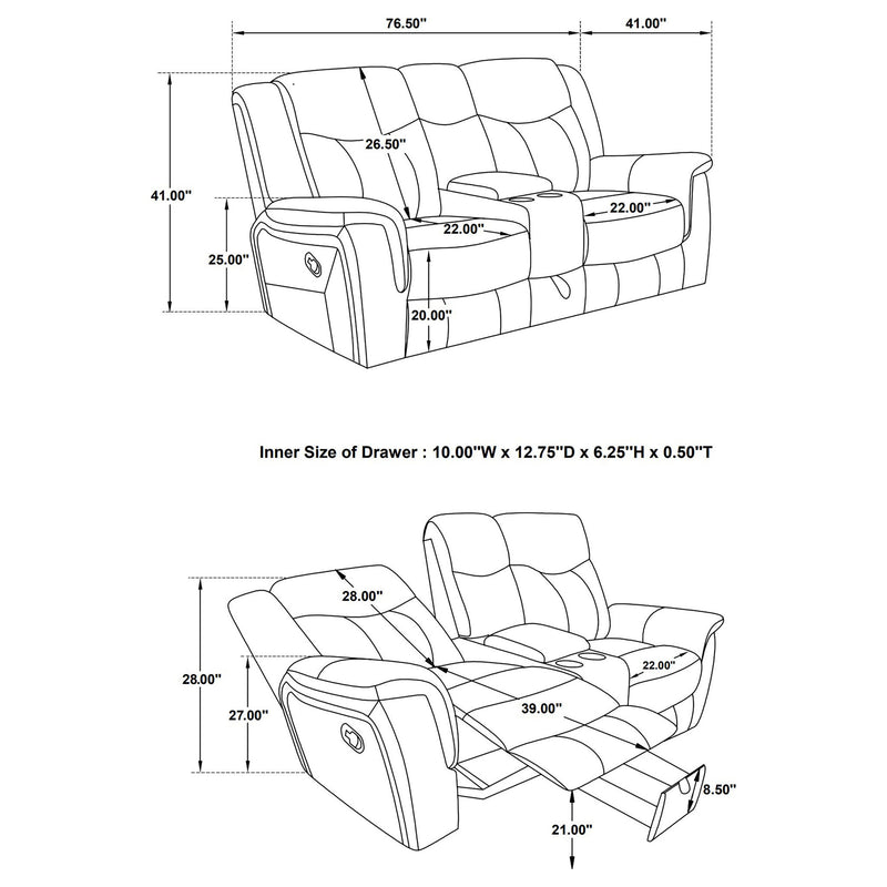 Masley - Reclining Living Room Set