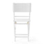 Outdoor Foldable Wood Dining Chair With Slat Design (Set of 2)
