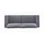 Modern Square Arm Sofa With Soft Fabric Upholstery, Deep Cushions