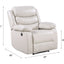 Eilbra - Synthetic Leather Power Motion Recliner - Beige