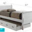 Elegant Trundle Bed With Timeless Charm