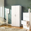 Viviane - Closet With Hanging Bars And 5 Shelves - White