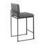 Fuji - Contemporary Modern Elegance, High Back Counter Stool
