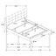 Dordrecht - Eastern King Panel Bed - Charcoal
