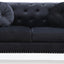 Stylish Sloped Arm Loveseat