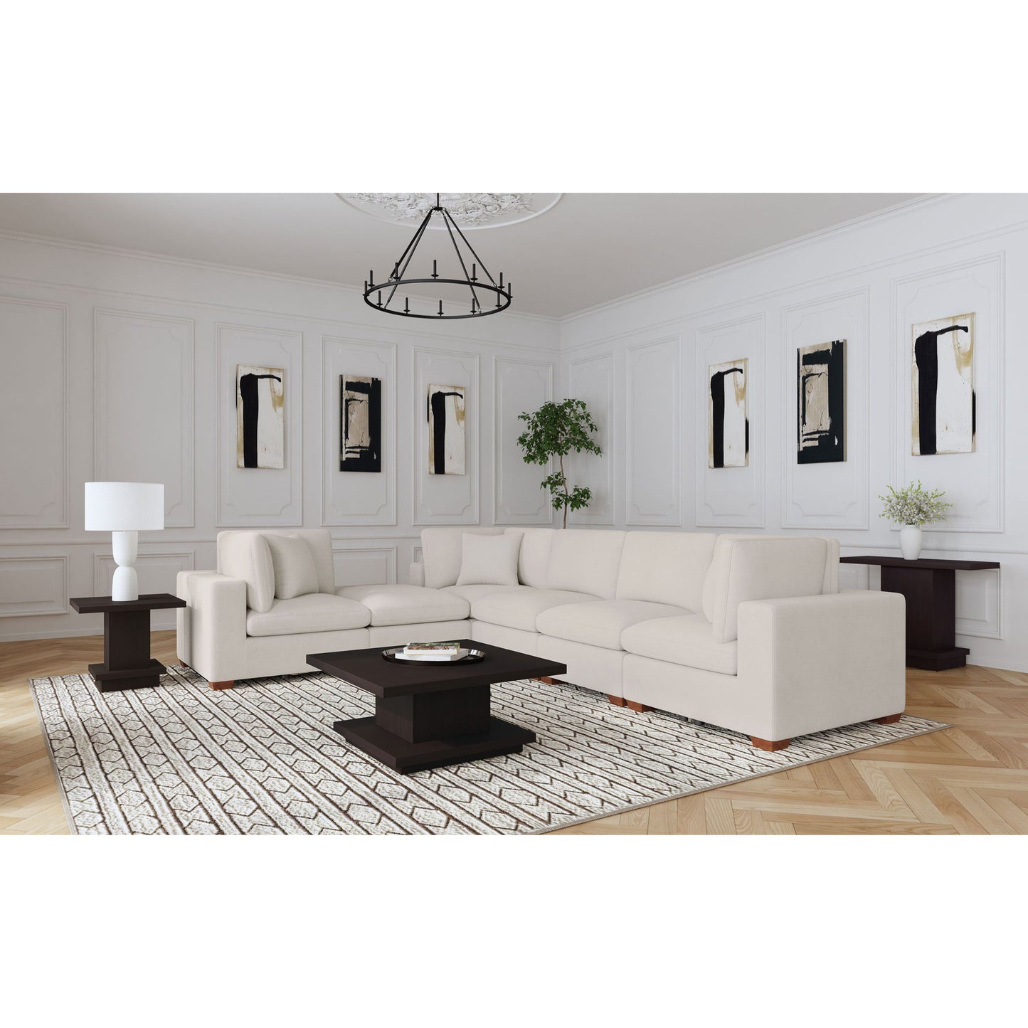 Zachary - Upholstered Ottoman