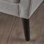 Radiantize - Upholstered Fabric Club Chair With Square-Off Back And Button Tufted
