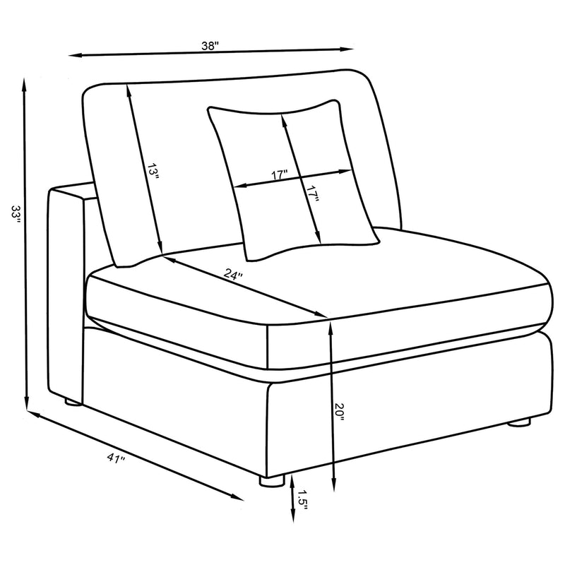 Rhette - Upholstered Sectional With Reversible Cushions