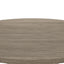 Tannen - Round 5 Piece Dining Table (Set of 5) - White And Gray