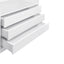 Doorless Storage Wardrobe For Dedroom With Shelves And 3 Drawers