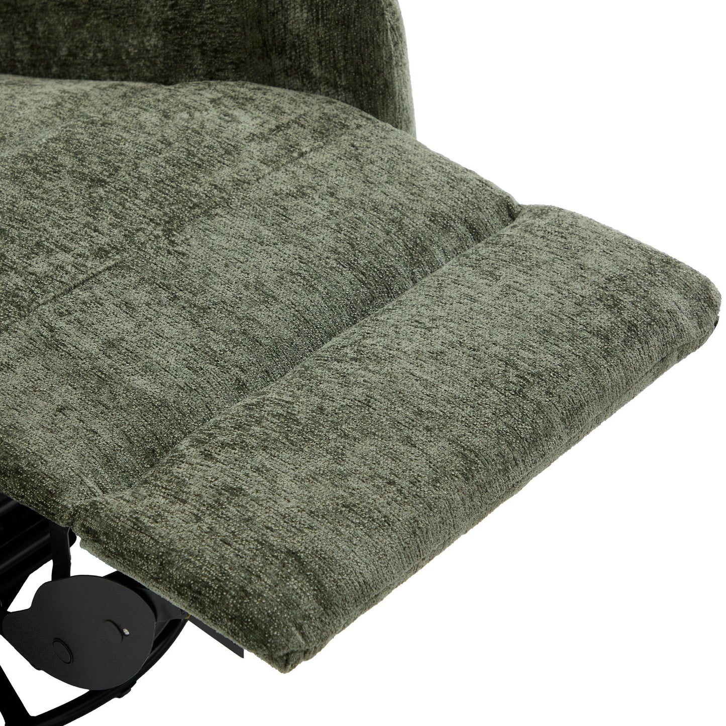 Manual Recliner Massage Chair With Swivel Rocker, 8 Massage Modes, Side Storage Pocket