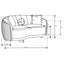 Lorraine - 2 Piece Upholstered Sofa Set With Tufting Trim - Dark Gray