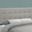 Full Size Bed Headboard Only, Upholstered, Transitional - Gray