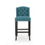 Vienna - Contemporary Fabric Tufted Wingback Counter Stools (Set of 2)