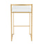 Fuji - Contemporary / Glam Design Counter Stool (Set of 2)