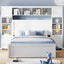 Bed With All In One Cabinet, Shelf And Sockets, Trundle