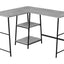 Computer Desk, Home Office, Corner, Storage Shelves, L Shape, Work, Laptop, Contemporary, Modern