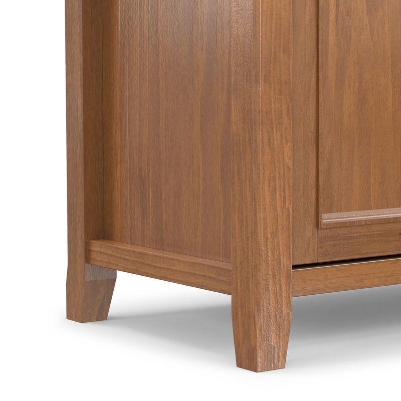 Amherst - TV Media Stand - Medium Saddle Brown