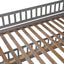 Low Bunk Bed With Slide, Fence And Ladder