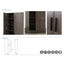 Mia - Farmhouse Shoe Cabinet With 6 Shelves