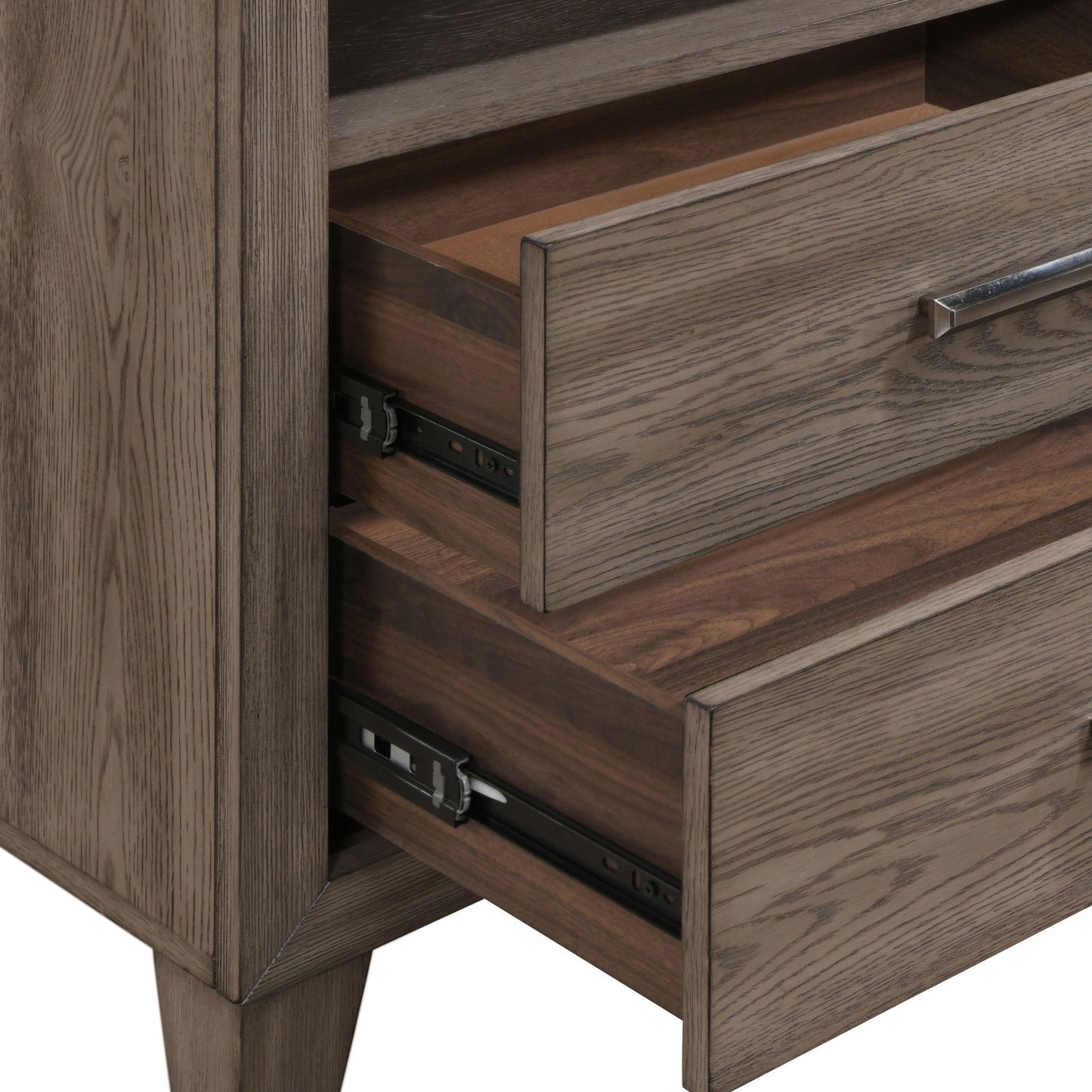 Harrisburg - 2 Drawer Nightstand - Walnut
