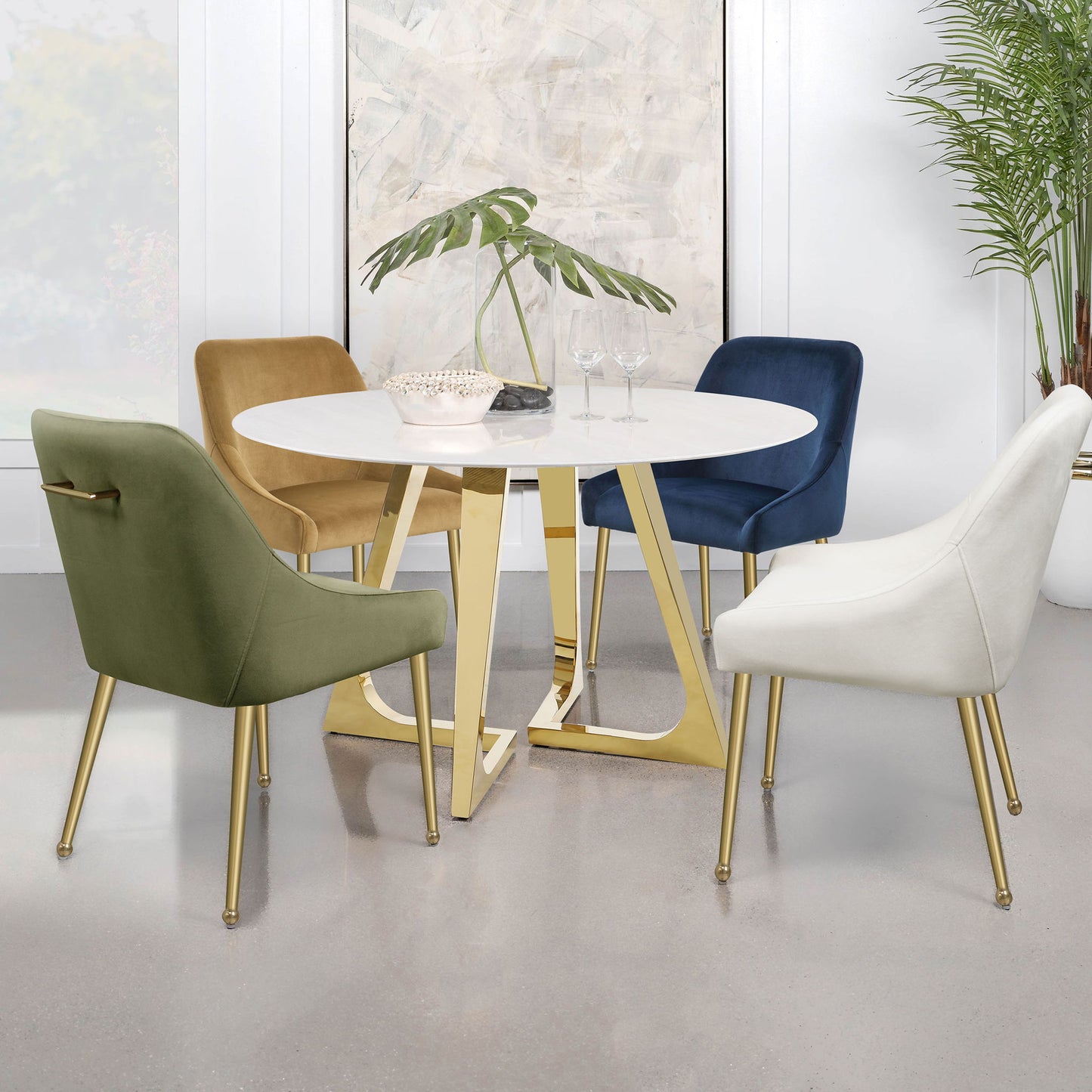 Walmer - Wingback Dining Chair (Set of 2) - Blue