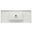 Vanity Top With 3 Faucet Holes, Rectangular Basin For Bathroom - White