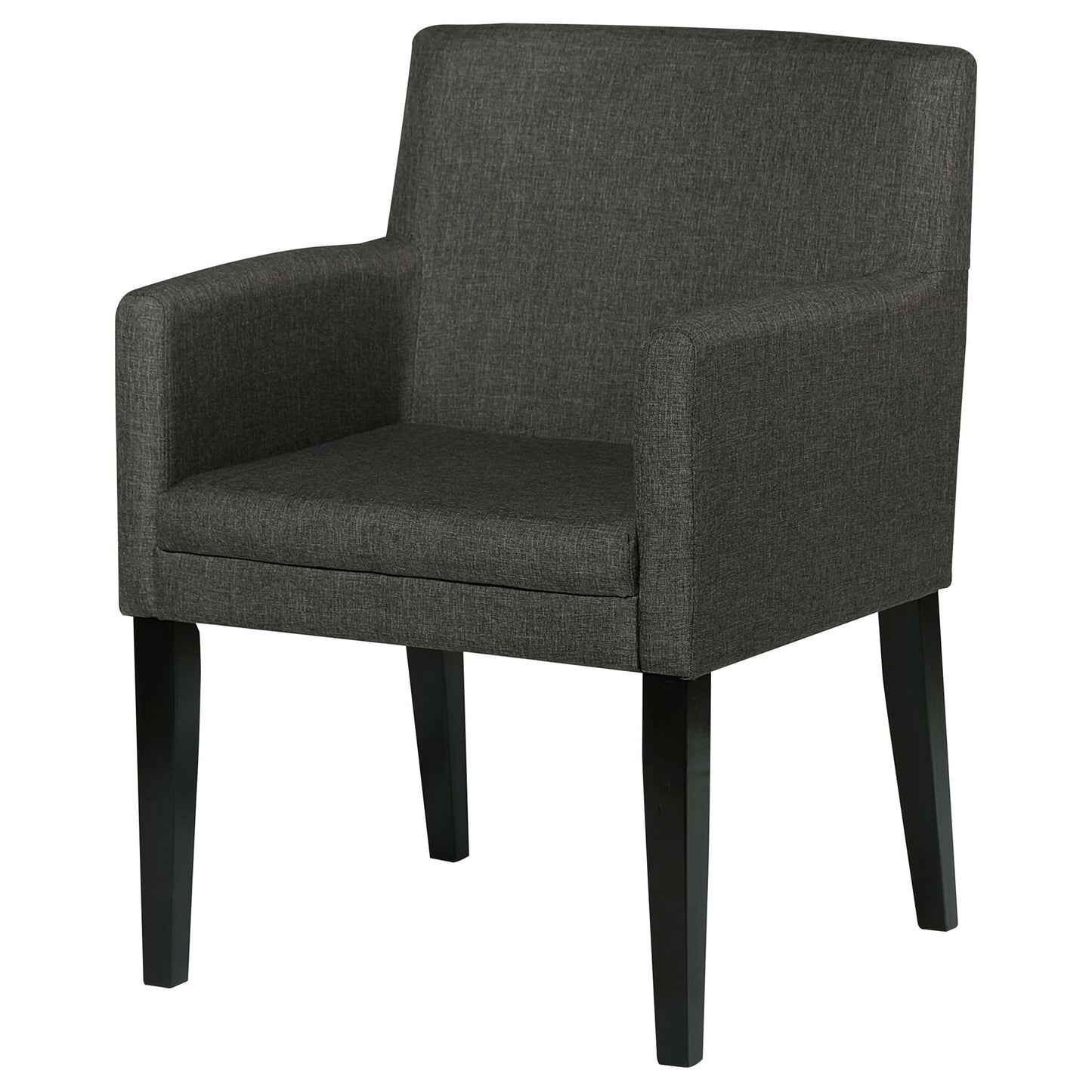 Yorkshire - Upholstered Dining Arm Chair With Cushioned Arms (Set of 2) - Gray