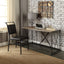 Jodie - Console Table - Rustic Oak / Antique Black