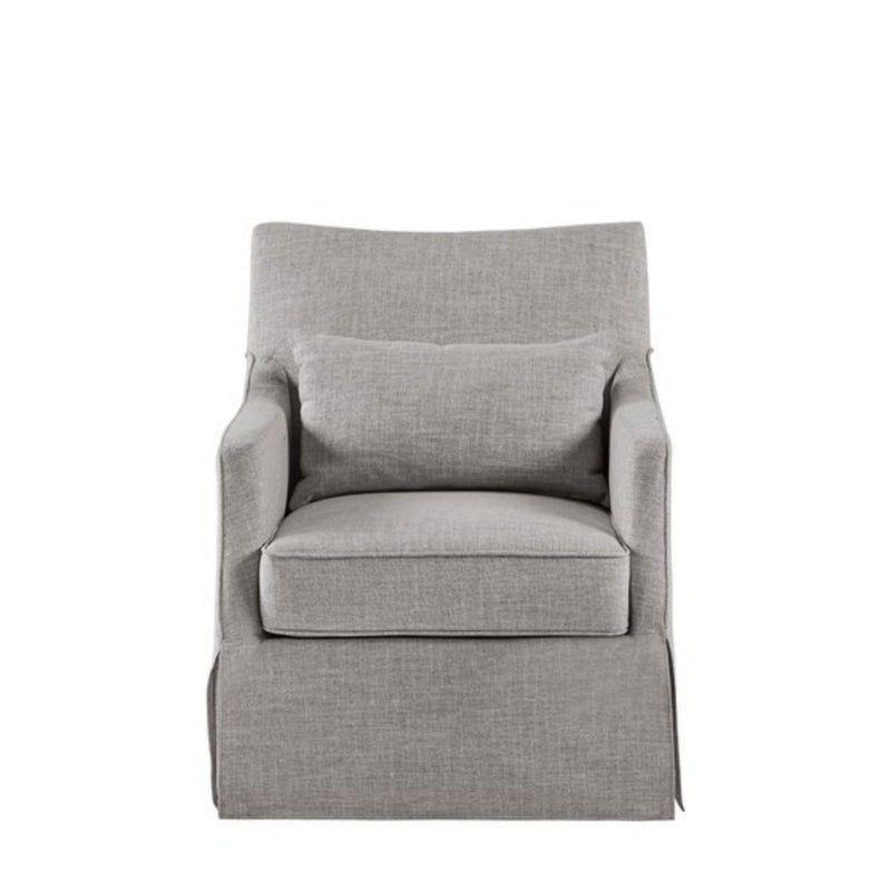 Traditional Design London Skirted Swivel Chair