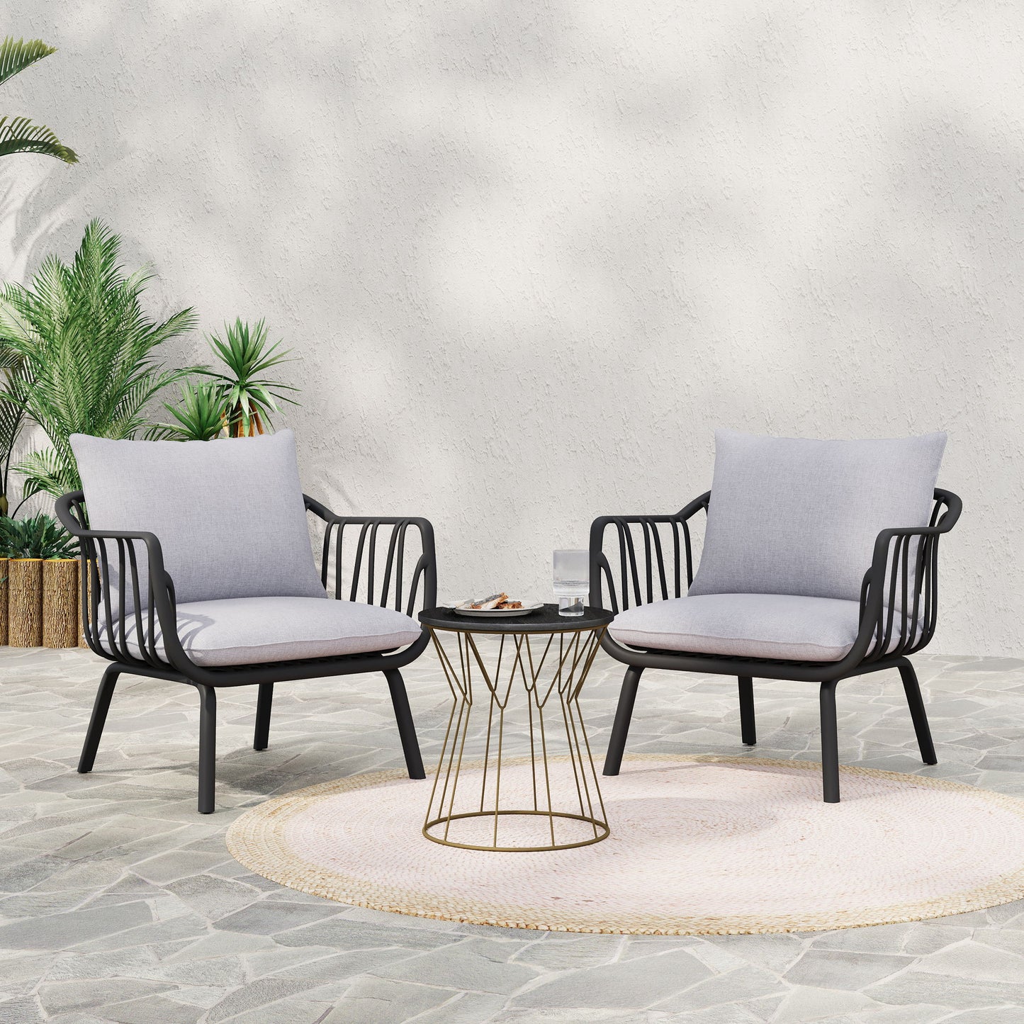 Huron - Outdoor Club Chair (Set of 2)