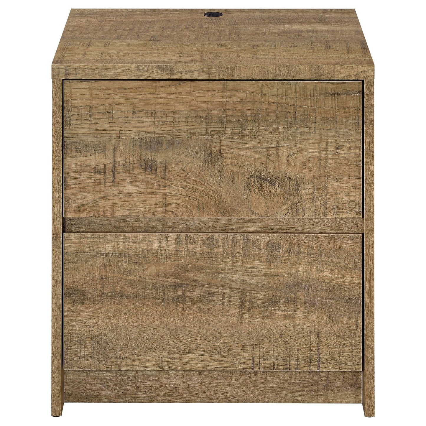 Geary - 2 Drawer Nightstand With LED Lights And USB Charging Ports