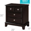 Ashford - Nightstand - Cappuccino