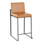 Fuji - Contemporary High Back Barstool Elegant Design
