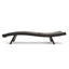 Mysticism Outdoor Chaise Lounge With Adjustable Backrest And Foldable Legs - Brown Multi