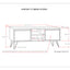 Hunter - TV Media Stand - Umber Brown Stain