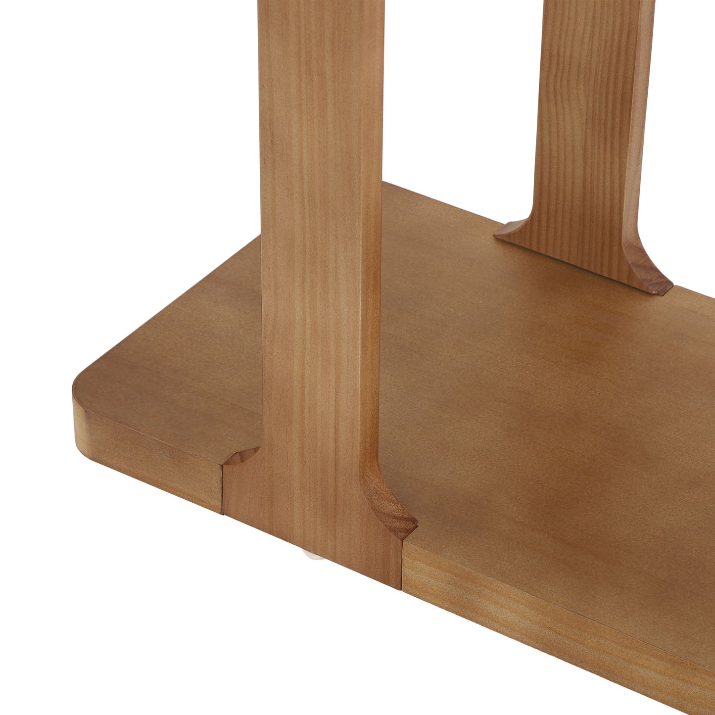 Console Table & Bottom Shelf - Walnut