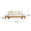 Outdoor Acacia Wood Expandable Daybed With Cushions